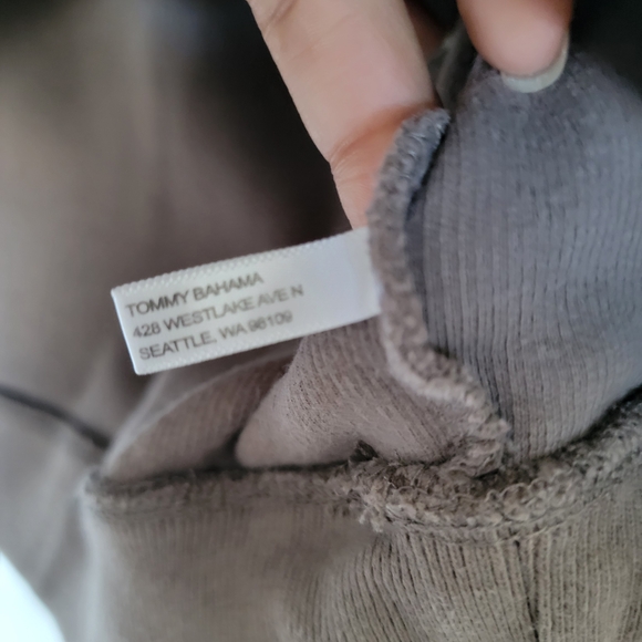 Tommy Bahama Men's Zip-Up Sweater - Brown - Picture 8 of 9